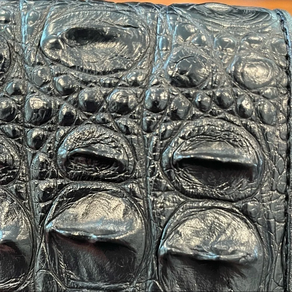 Authentic Crocodile Leather Wallet 1A
